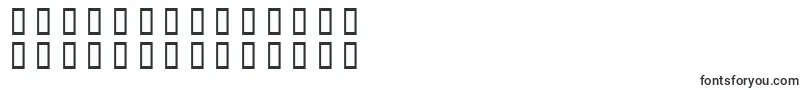 フォントHallandaledeco – アラビア文字